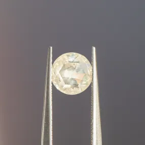 1.15CT ROSECUT SALT AND PEPPER DIAMOND, WHITE GLOW WITH INCLUSIONS, 7.25X7.22X2.60MM