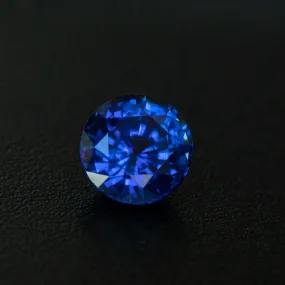 1.20CT CEYLON ROUND SAPPHIRE, VIBRANT ROYAL BLUE, 6x4.10MM