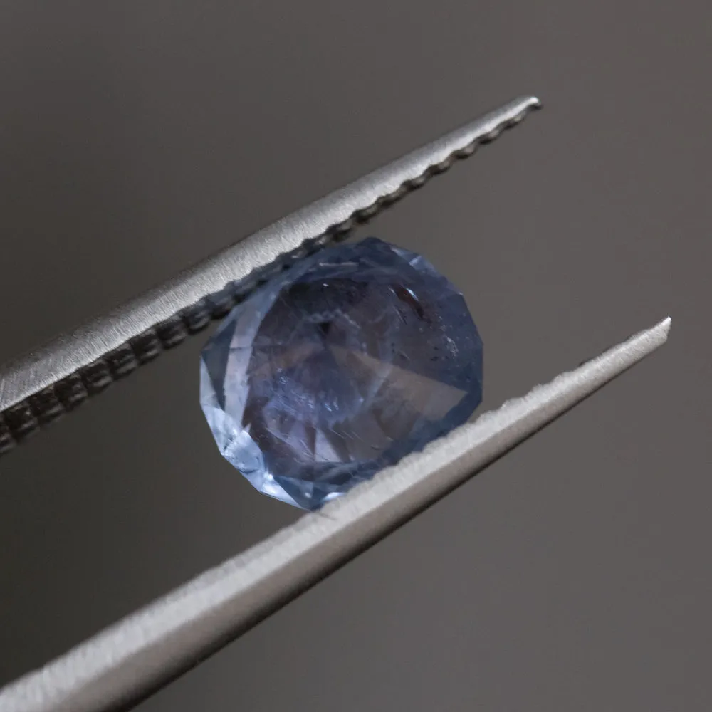 1.68CT PRECISION CUT ELONGATED FANCY CUSHION MONTANA SAPPHIRE, CEYLON CORNFLOWER BLUE, 7.2X6X4.1MM