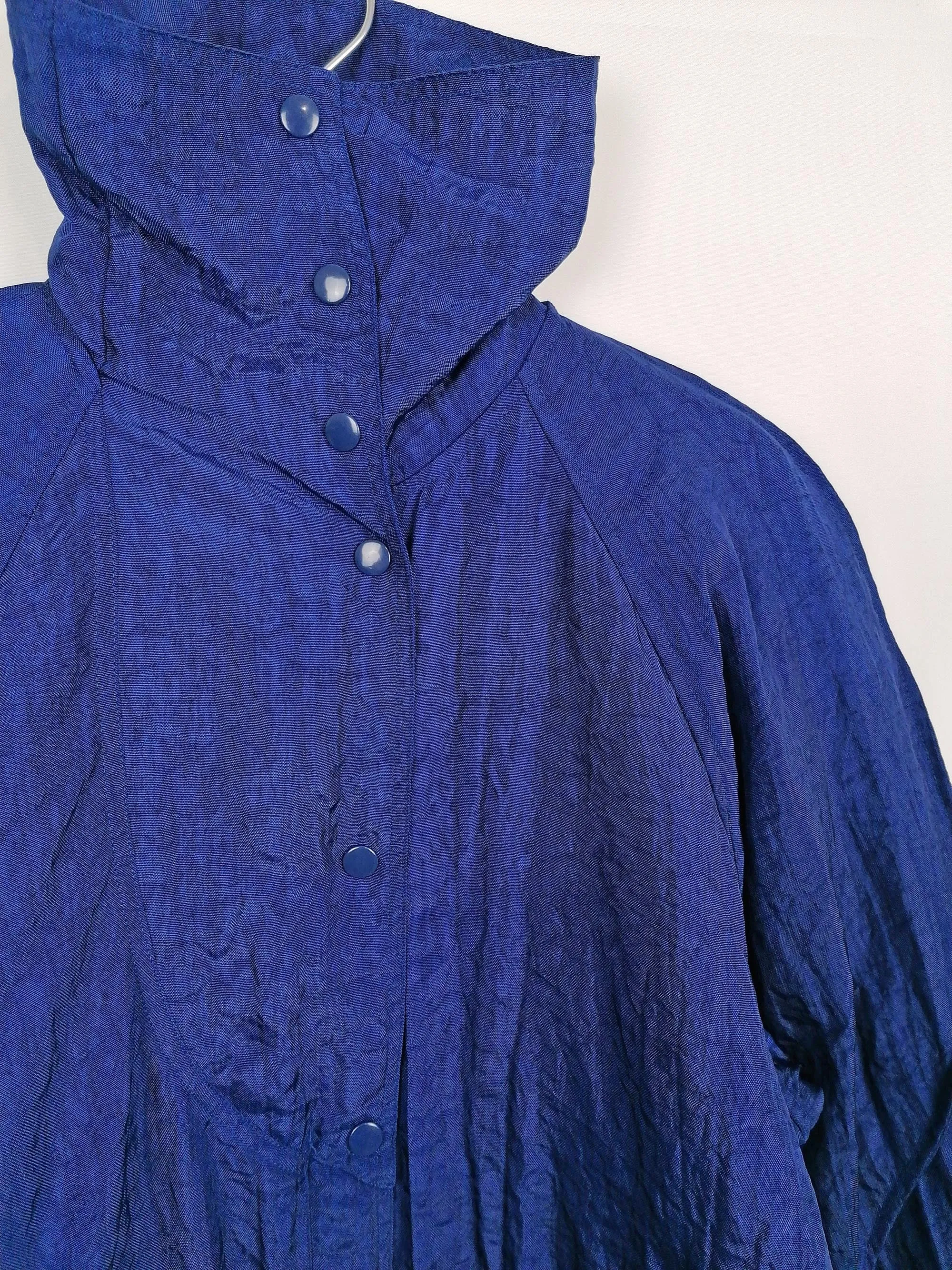 80's Oversized Puffy Jacket Electric Blue - size M