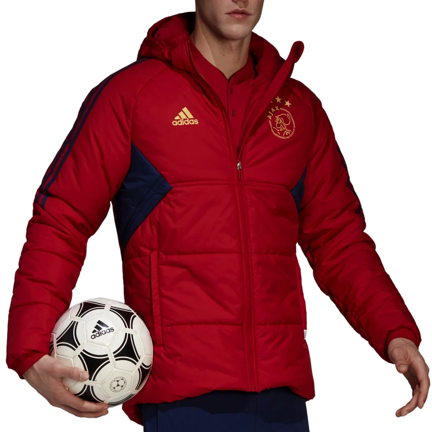 Ajax Amsterdam winter training bench jacket 2022/23 - Adidas