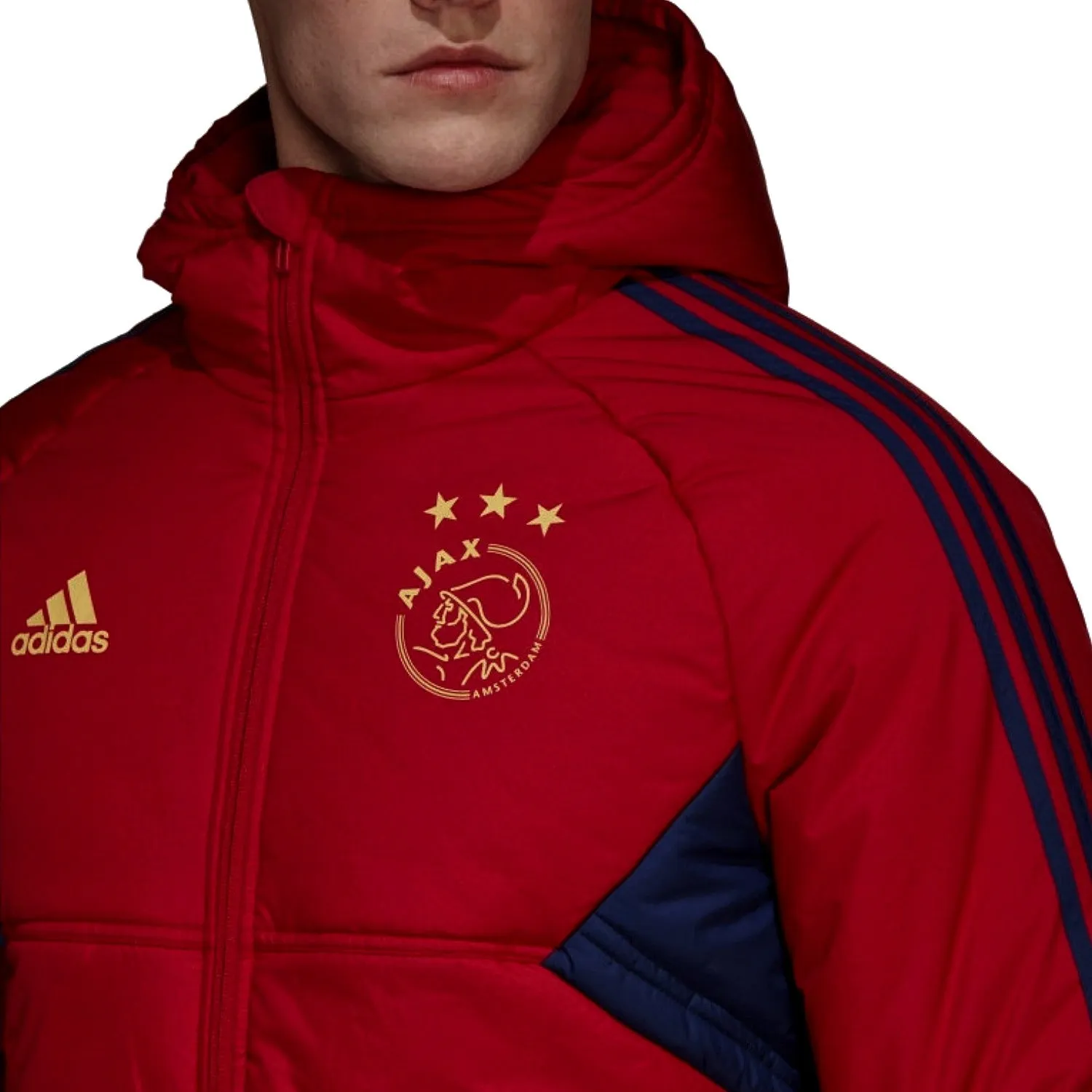 Ajax Amsterdam winter training bench jacket 2022/23 - Adidas