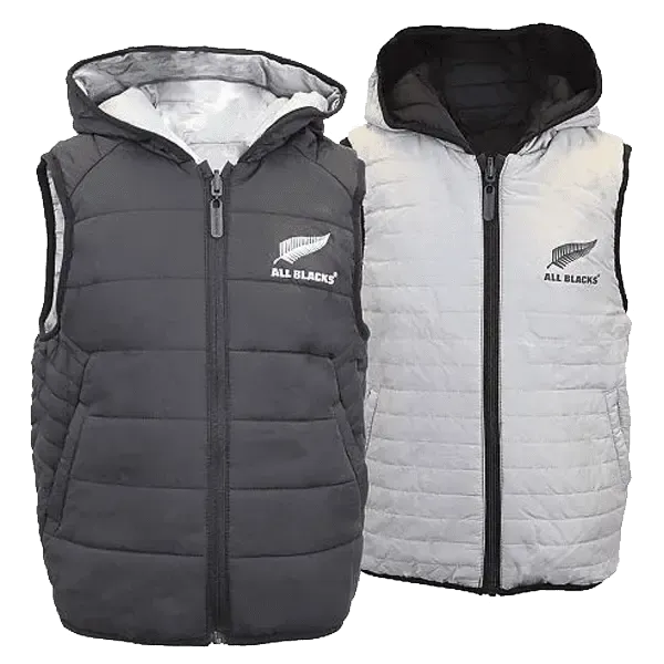 All Blacks Kids Reversible Puffa Vest