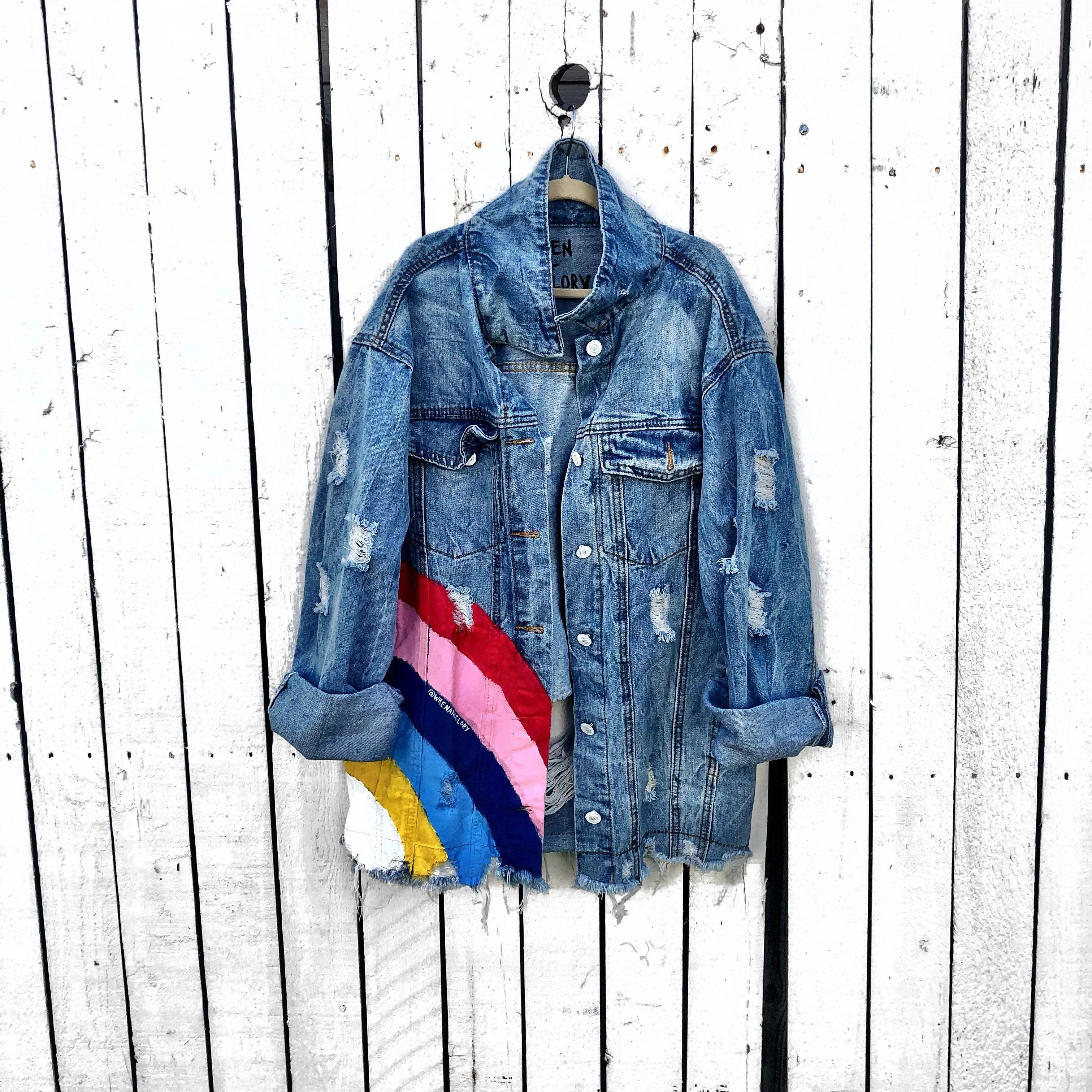 'ALL WE NEED' DENIM JACKET