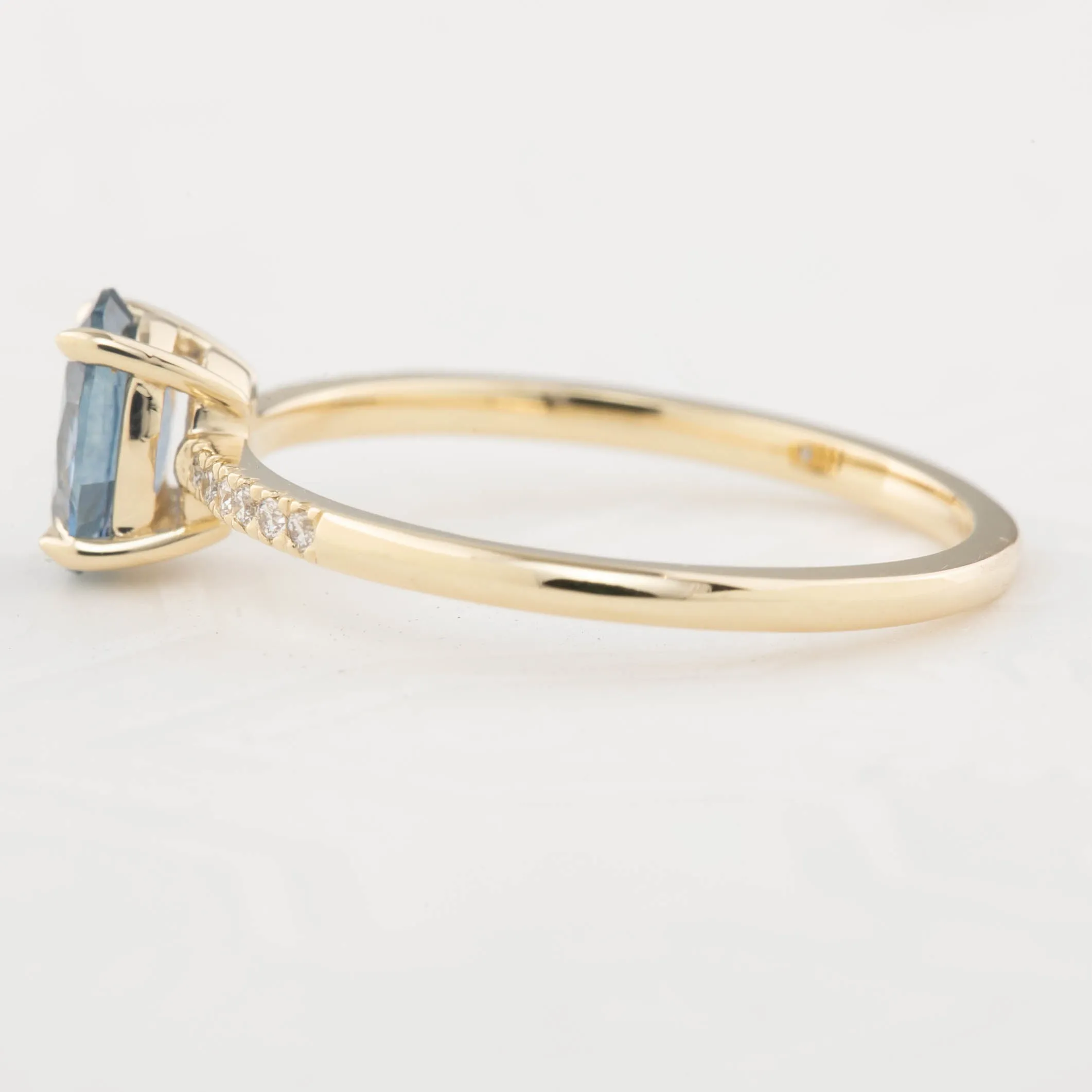 Audrey Ring - 1.25ct Blue Montana Sapphire (One of a kind)