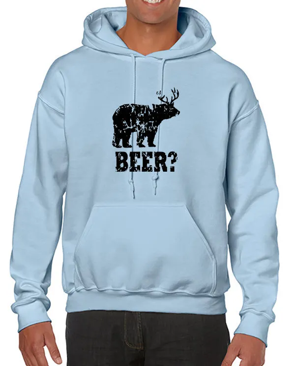 Bear   Deer = Beer Hoodie Sweatshirt