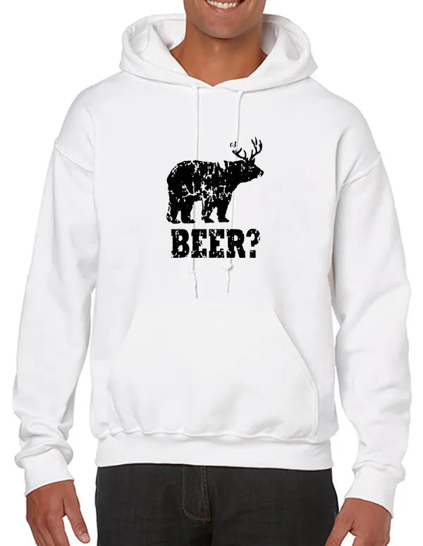 Bear   Deer = Beer Hoodie Sweatshirt