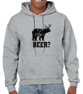 Bear   Deer = Beer Hoodie Sweatshirt