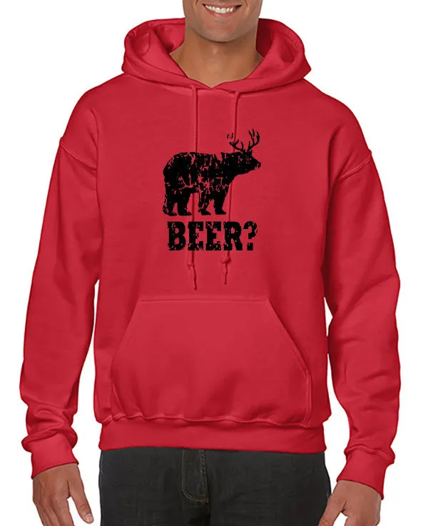 Bear   Deer = Beer Hoodie Sweatshirt