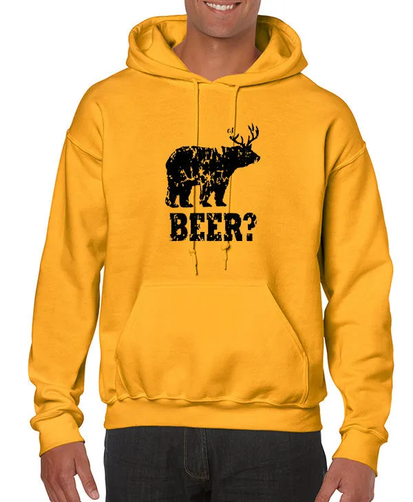 Bear   Deer = Beer Hoodie Sweatshirt