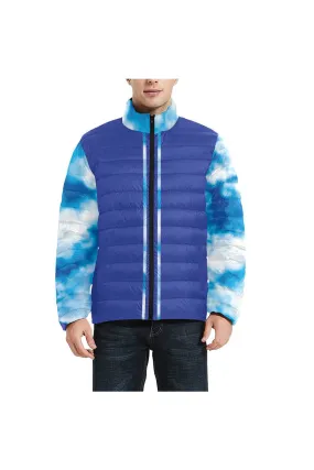 Blue Sky Unisex Stand Collar Padded Jacket