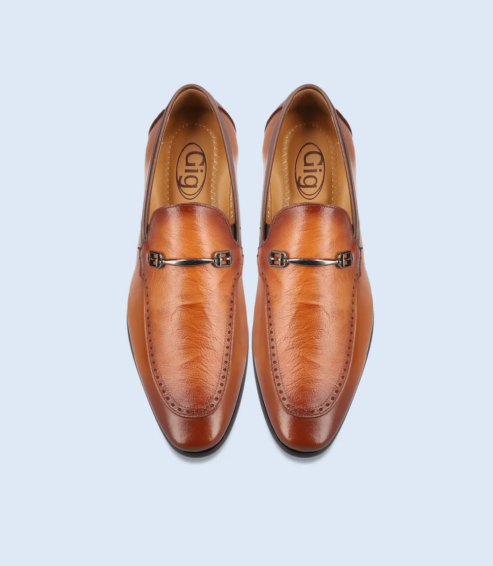 BM4142-TAN-Men Formal Slip-on's