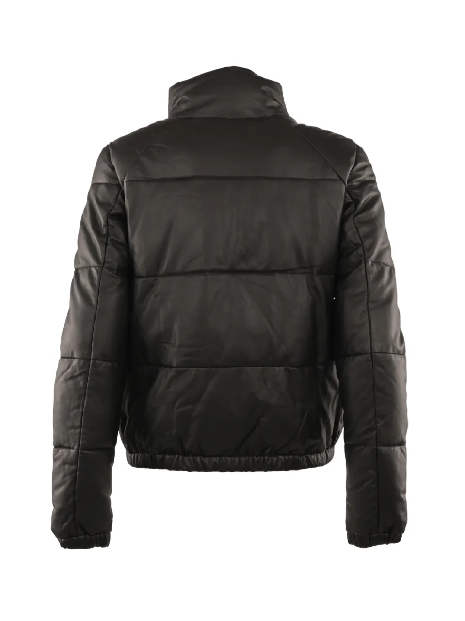 Bomboogie JWELLYPLMQ 90 black padded women's leather jacket