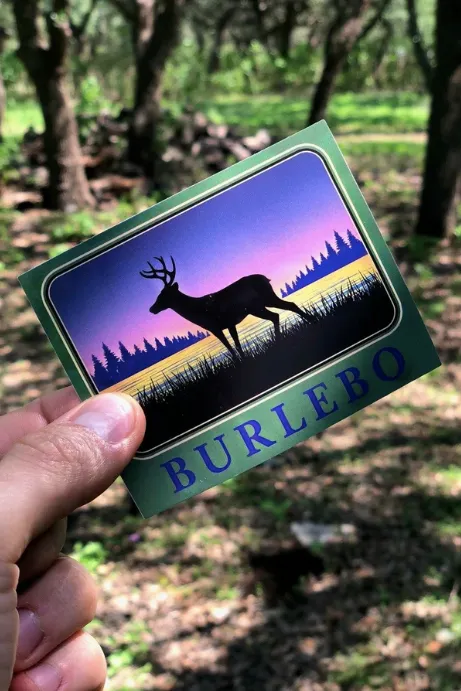 Burlebo Deer Sticker