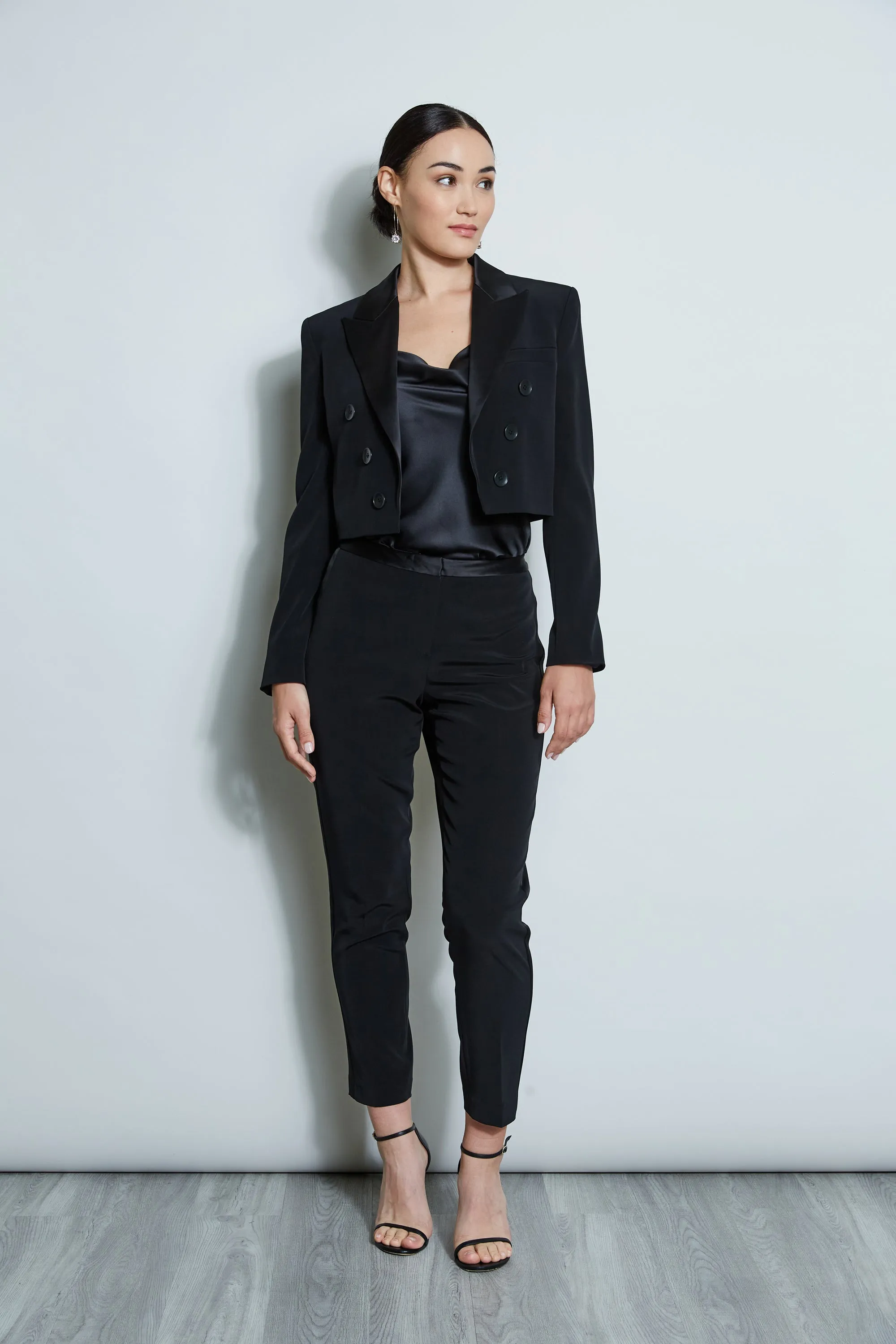 Cropped Tuxedo Jacket