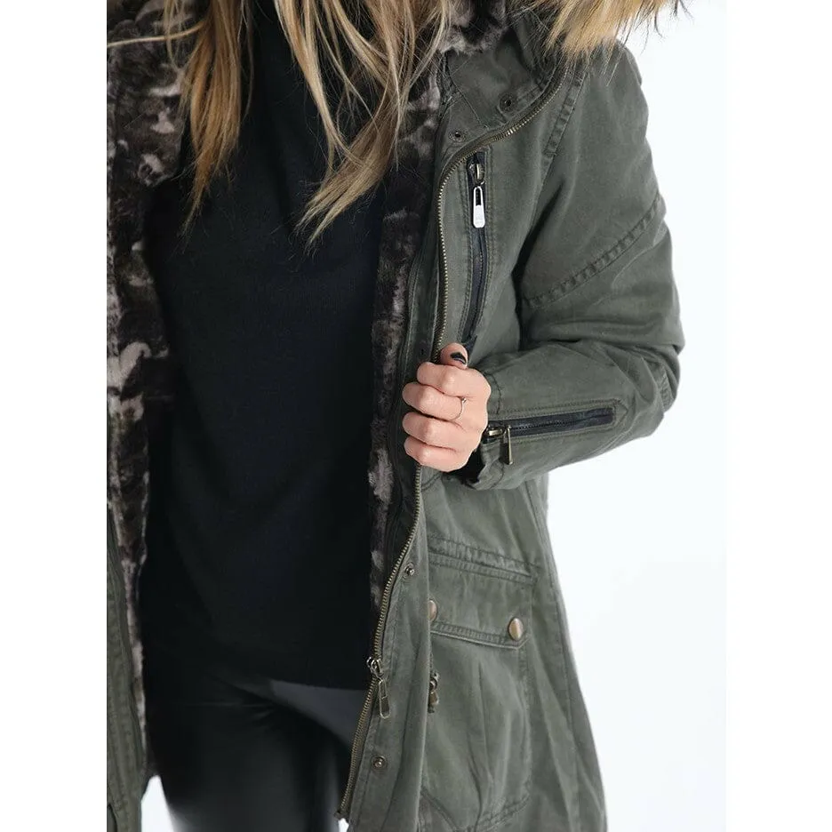 Damen  winter Parka Jacket