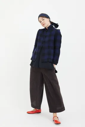 Daniela Gregis -  Cavallo Jacket - Stardust Blue/ Black Check