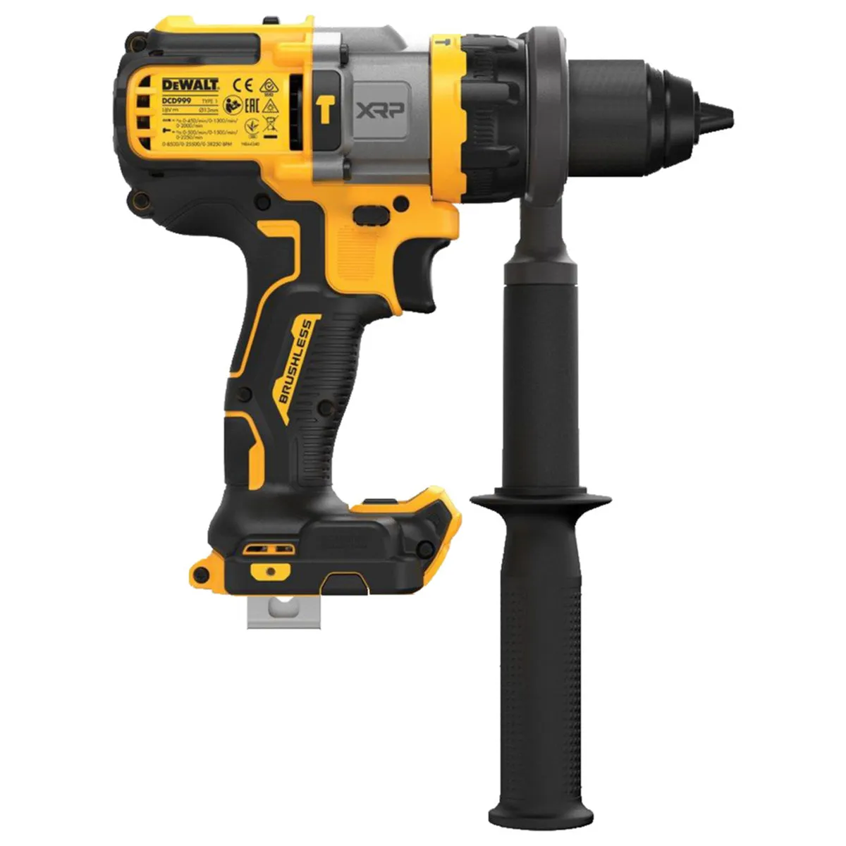 DeWalt DCK2052H2T-GB 18V XR Brushless Combi Drill   Impact Driver with 2 x 5.0Ah Powerstack Battery Charger & Case