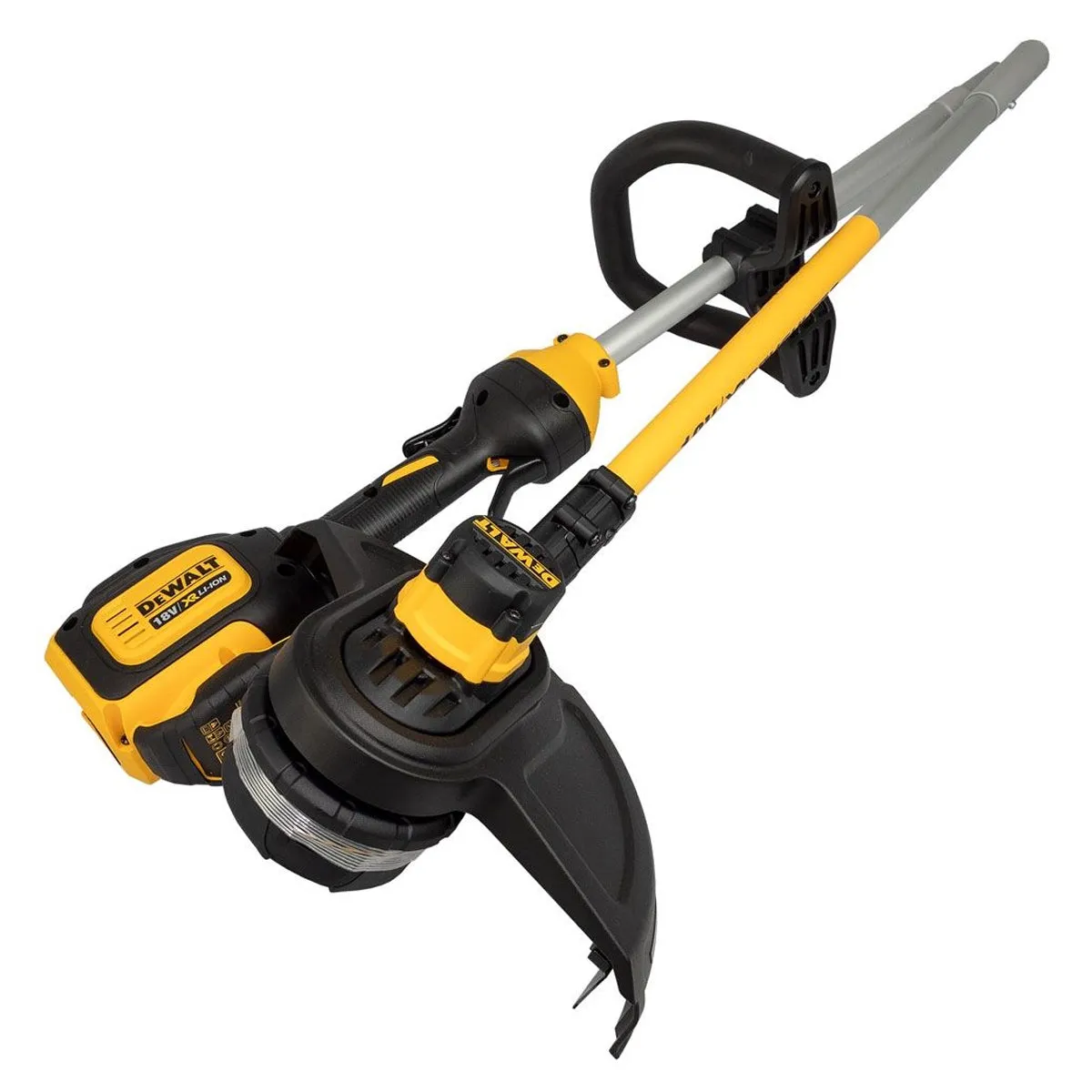 Dewalt DCM561P1S 18V Brushless Split Shaft String Trimmer with 1 x 5.0Ah Battery & Charger