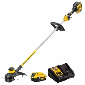 Dewalt DCM561P1S 18V Brushless Split Shaft String Trimmer with 1 x 5.0Ah Battery & Charger