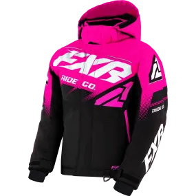 FXR Boost Youth Jacket Black/Fuchsia/White