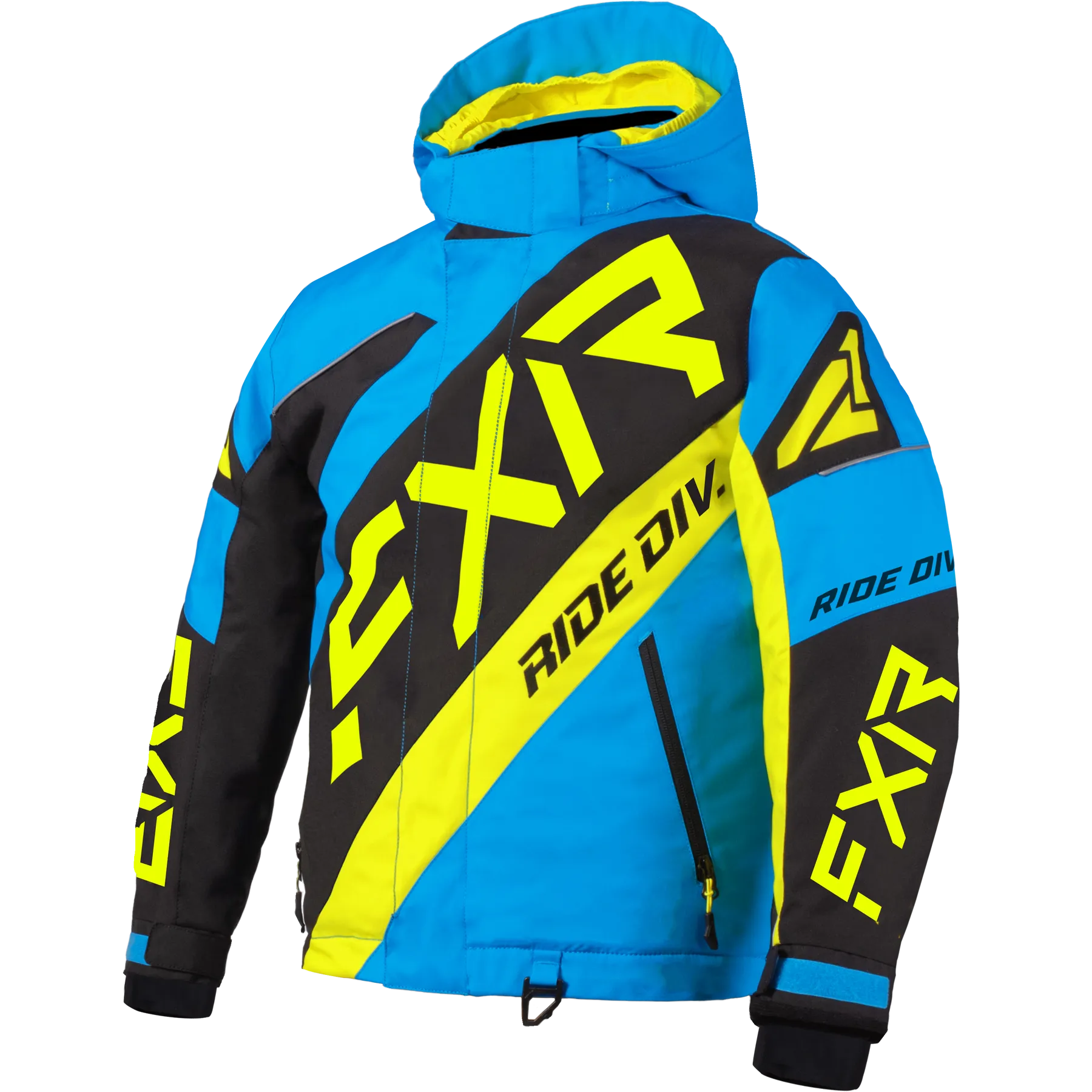 FXR CX Youth Jacket Blue/Black/Hi-Vis