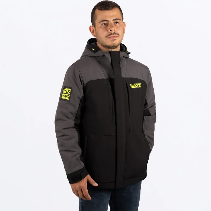 FXR Men's Vertical Pro Insulated Softshell Black/Char