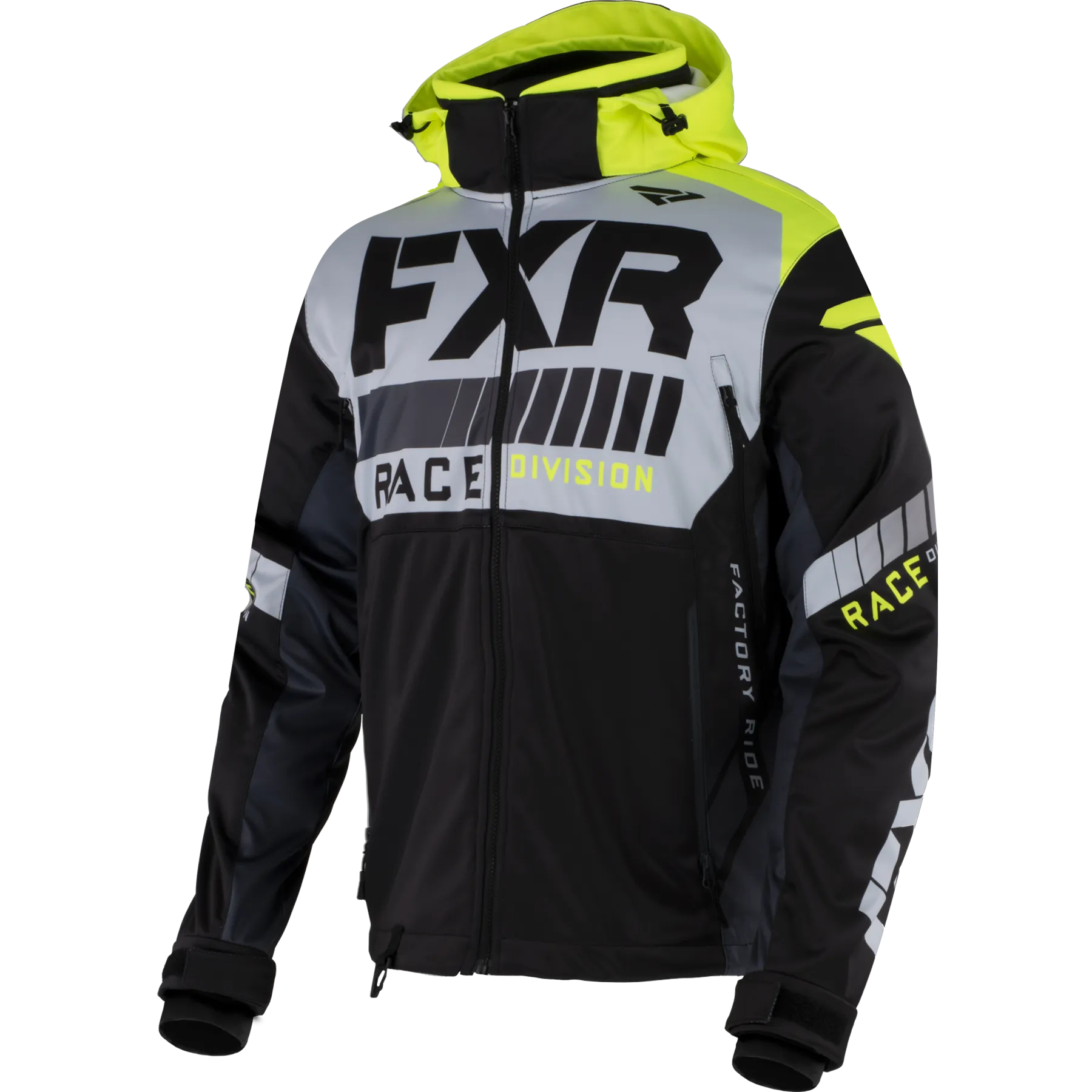 FXR RRX Jacket Grey/Hi-Vis/Black