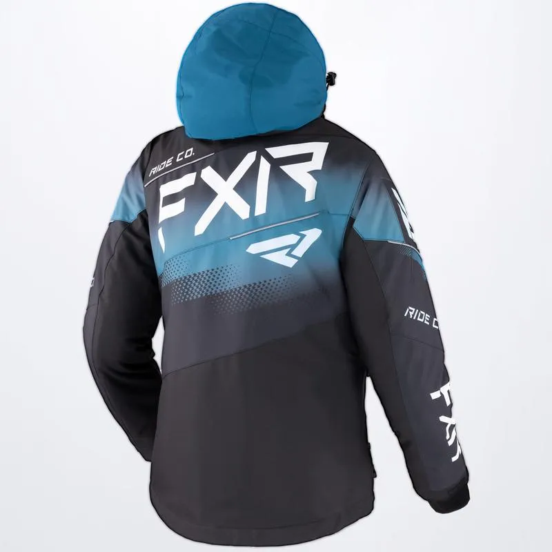 FXR Women's Boost FX Jacket Black/Ocean/Seafoam