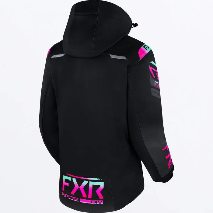 FXR Women's RRX Jacket Black/Mint-Raspberry Fade