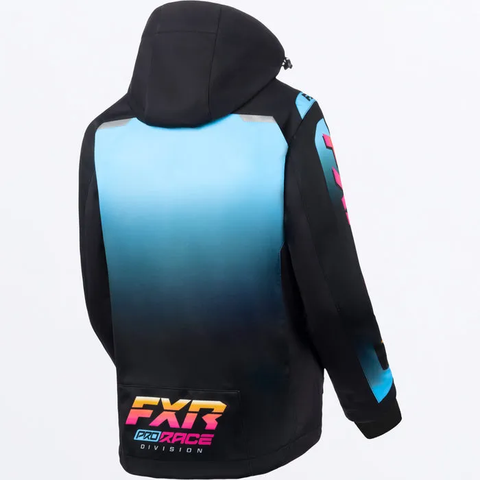 FXR Women's RRX Jacket Sky Blue/Fuchsia/Tangerine