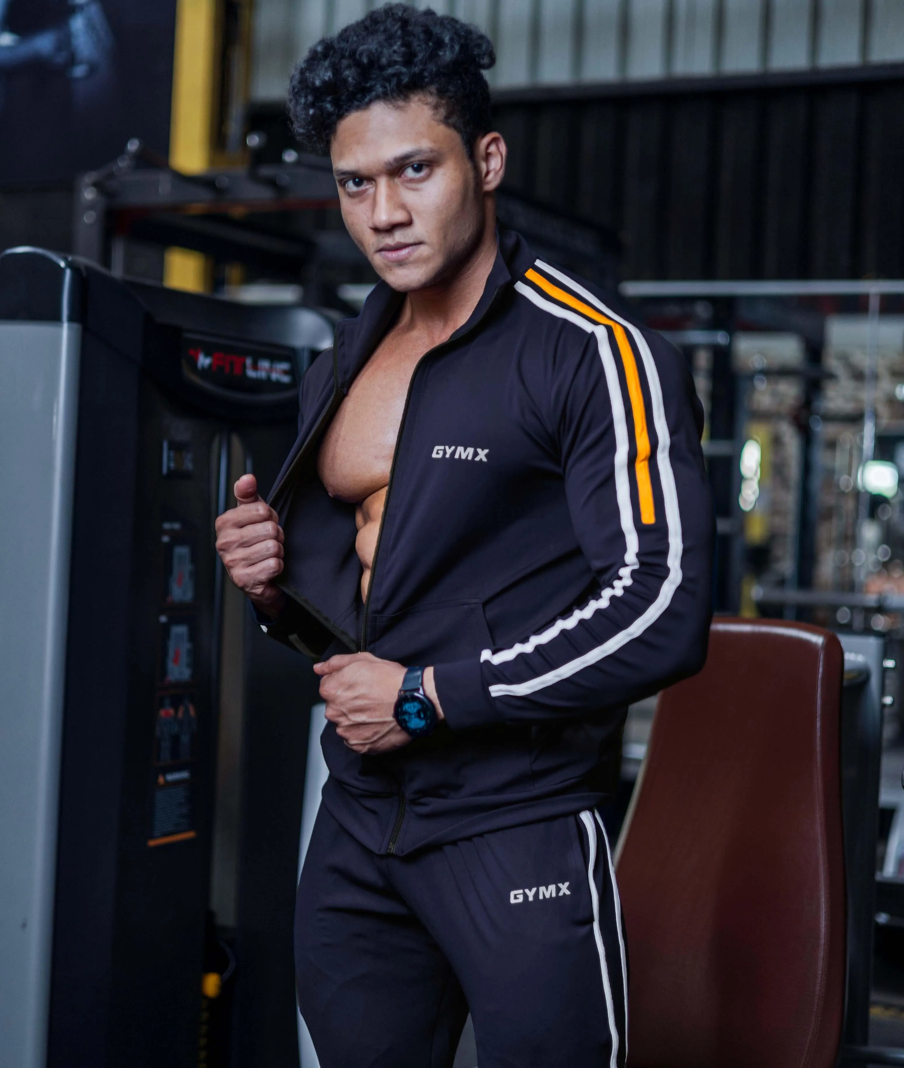 Genesis GymX Epic Blue Tracksuit: Jacket  Trackpant