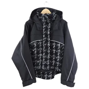 Giambattista Black Tweed Hooded Jacket - S (4/6)