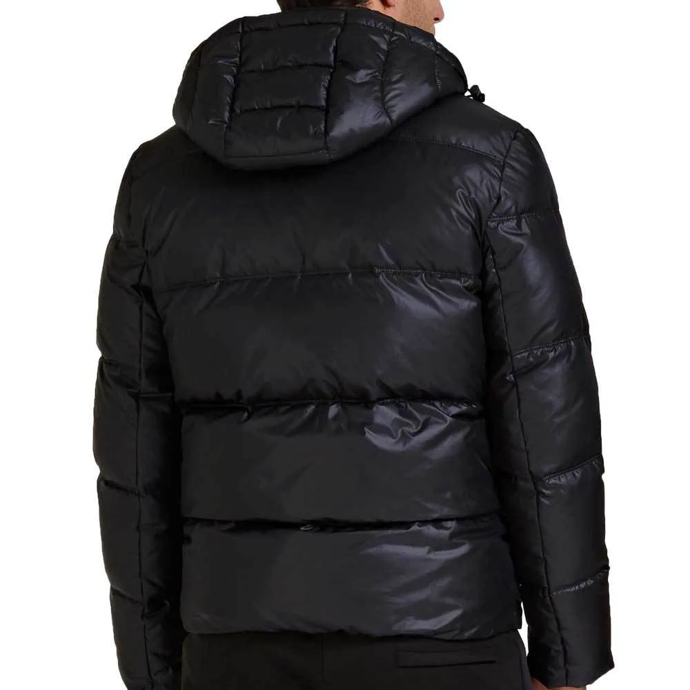 Guess Hooded Down Puffer Jacket - Black M94L42