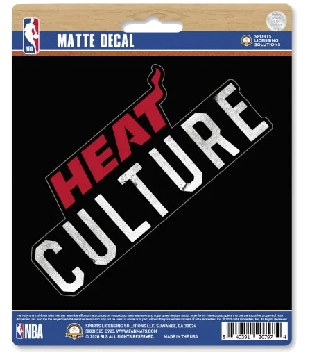 HEAT Culture Matte Decal