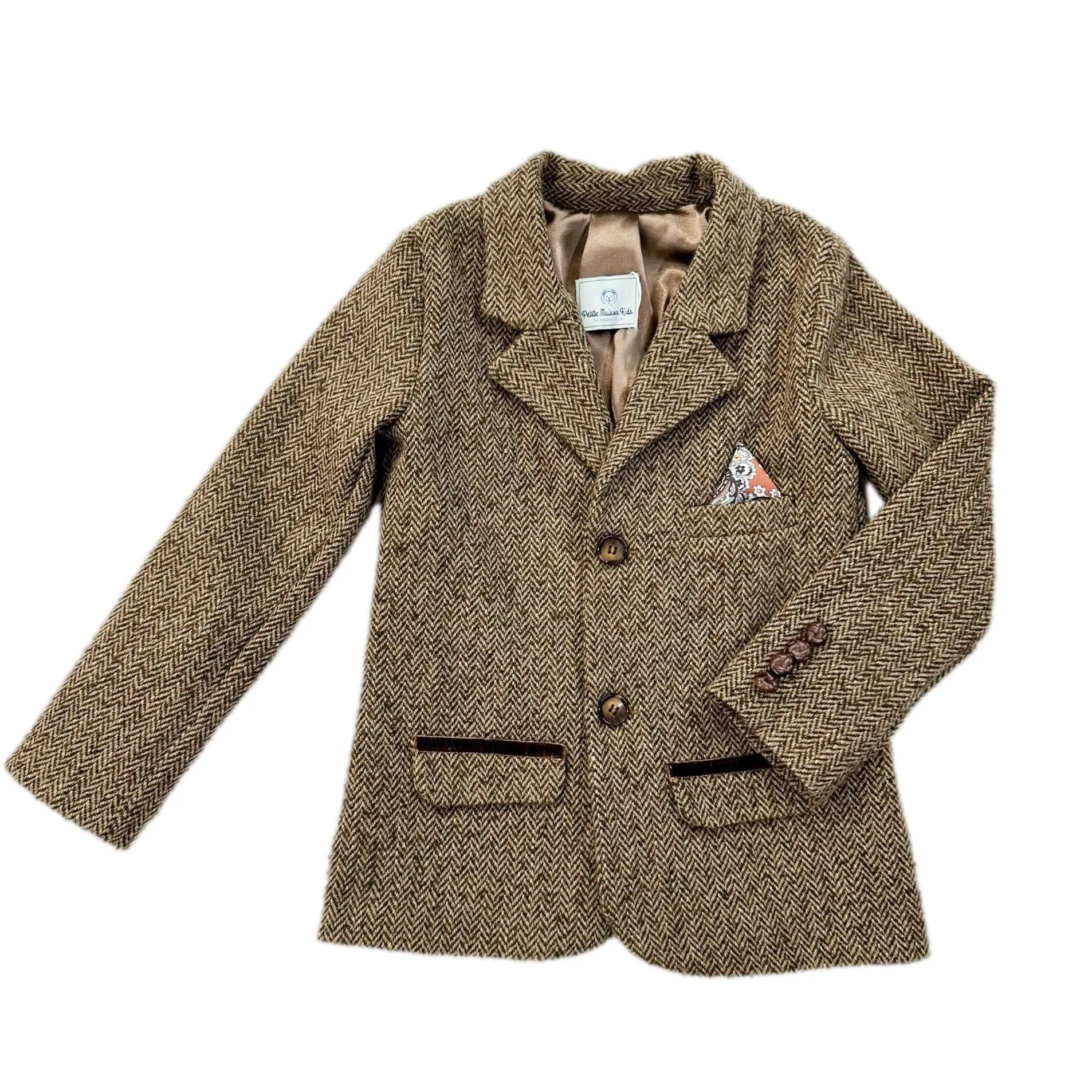 Herringbone Tweed Jacket