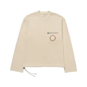 Honor The Gift Pocket Pullover Crewneck 'Bone'