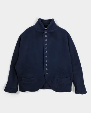 Kapital Japan 11 Buttons Navy Blue Fleece Jacket 1990's