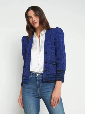 L’agence - Jenni Cardigan - Blue/Black Multi