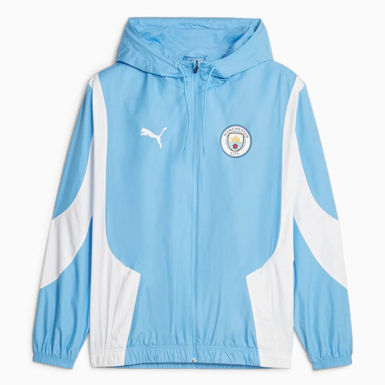 Manchester City FC 2023/24 Men's Pre-Match Woven Anthem Jacket Football by Puma