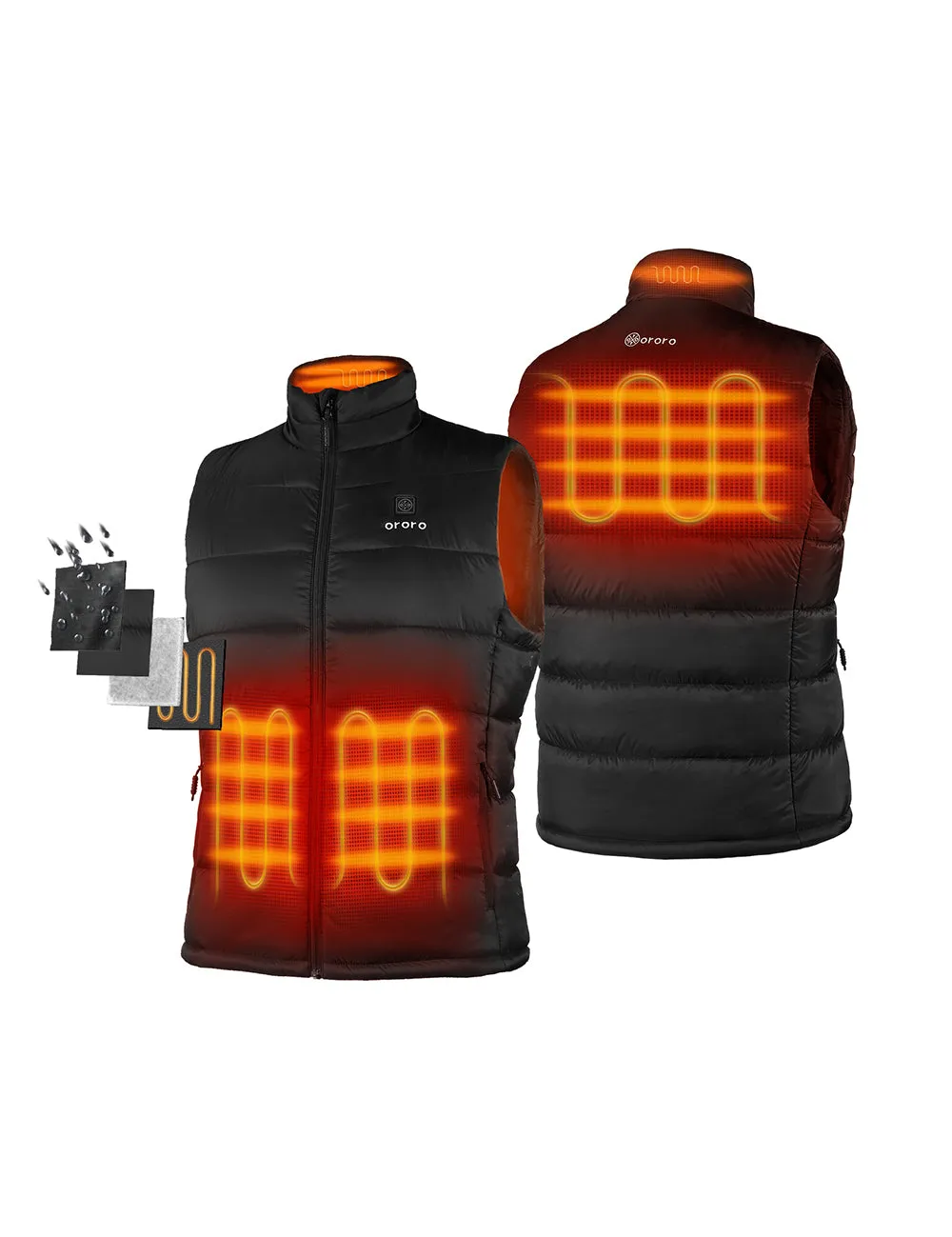 Men's Classic Heated Vest - Black