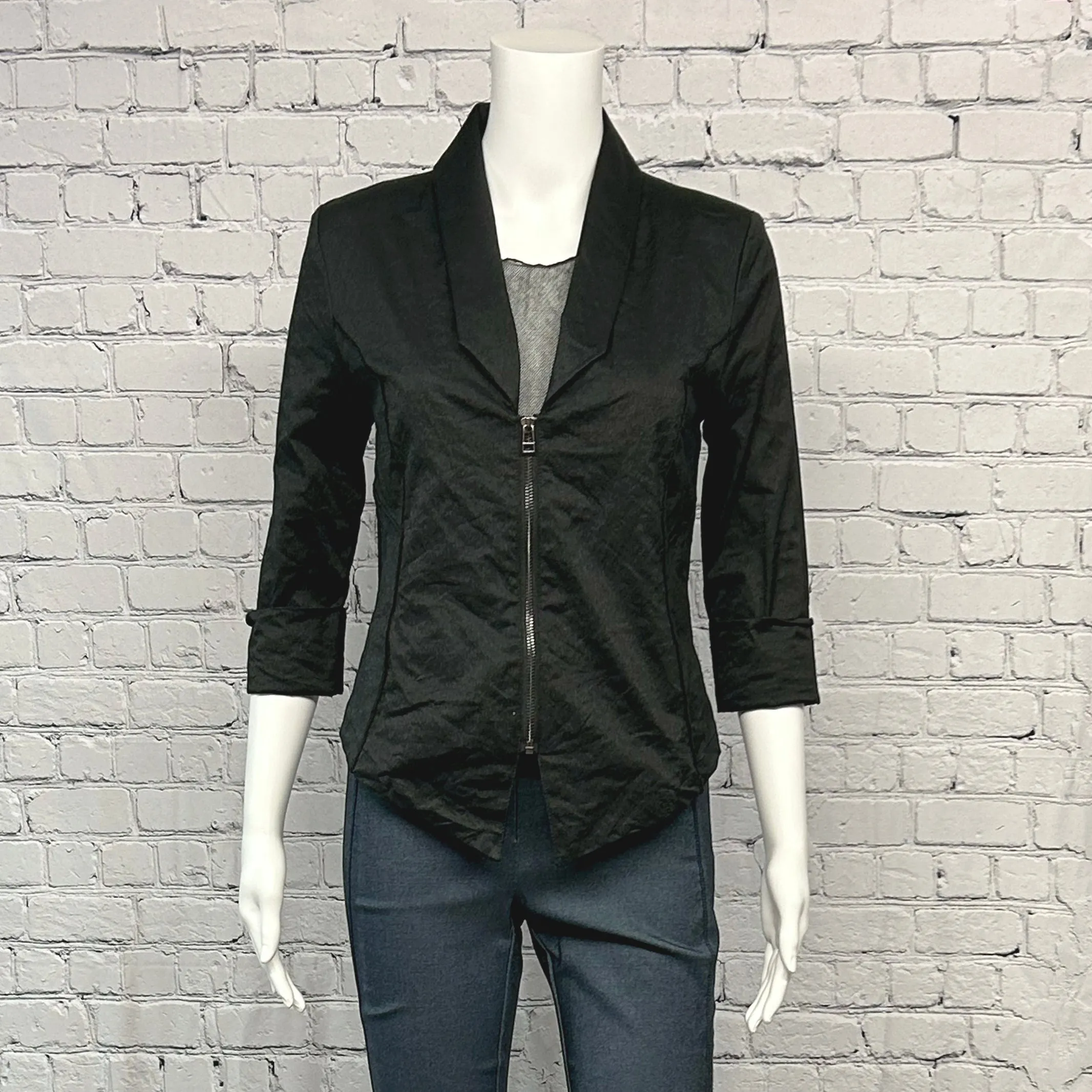 Montgomery Jacket in Black by Porto