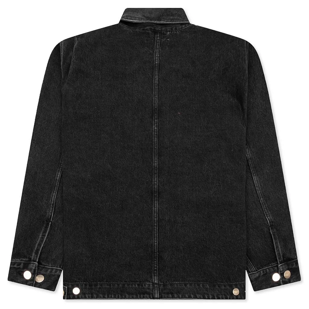 Nash Jacket - Black (Stone Washed)