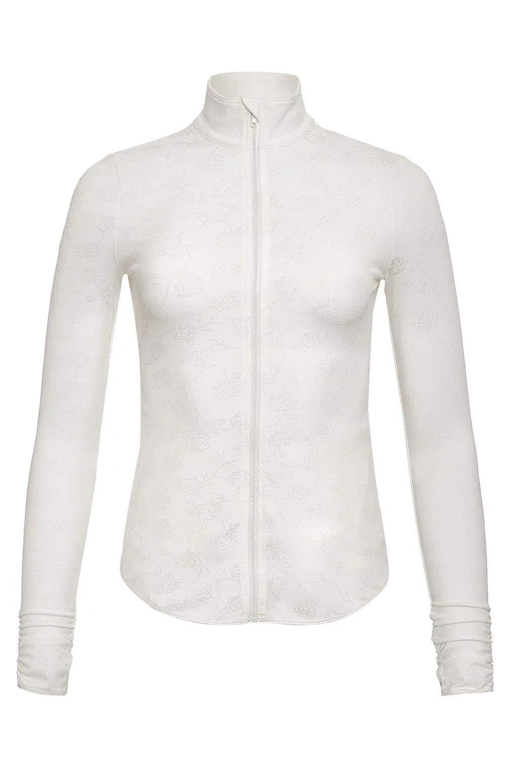 Renee Zip Up Jacket - Moon Flower