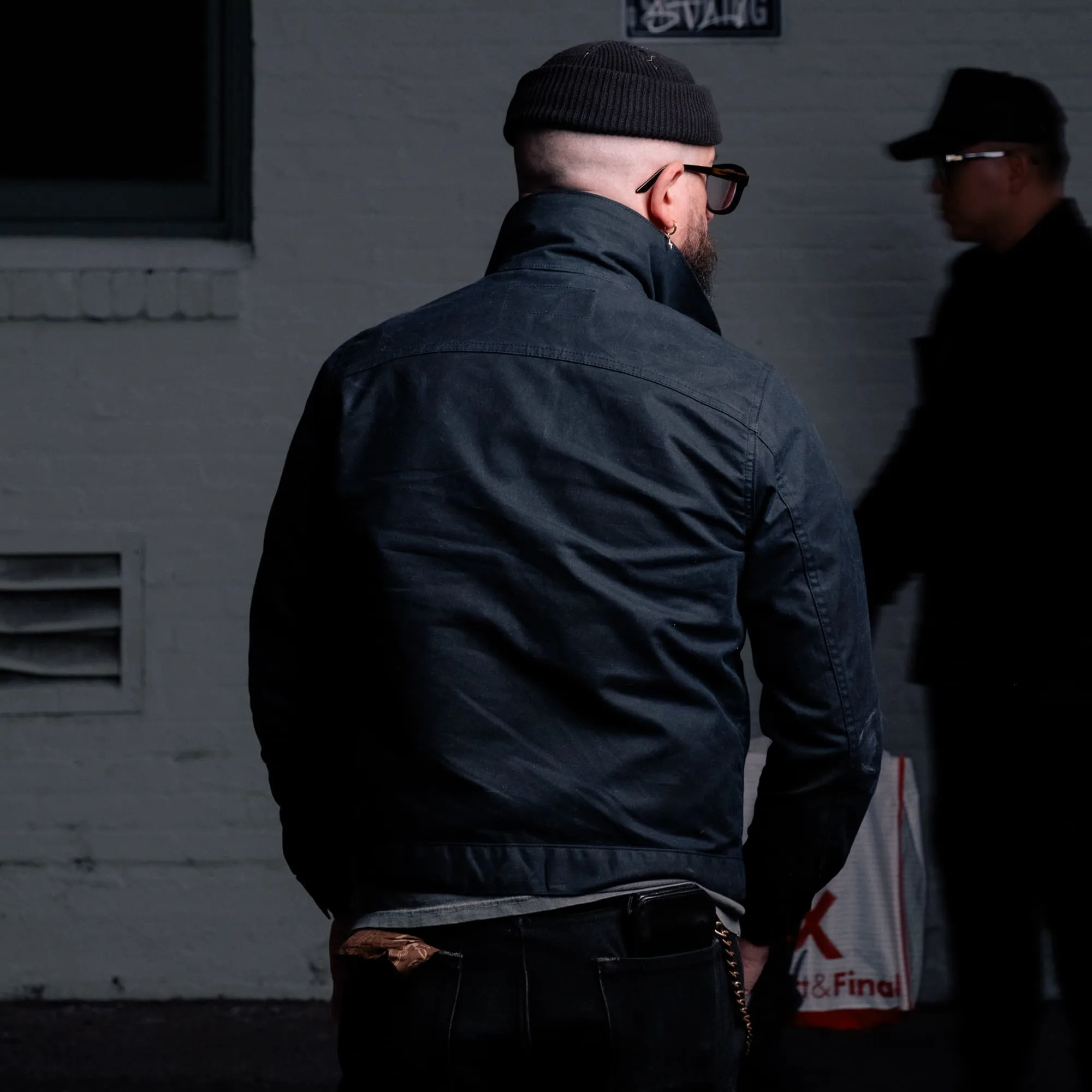 Rogue Territory x Snake Oil Provisions Black Waxed Cruiser Jacket