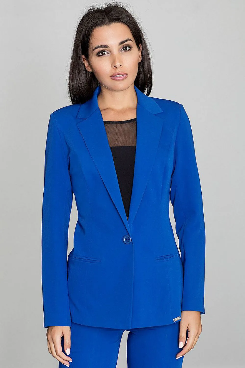 Royal Blue Open Blazer