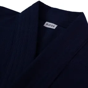 'Sashiko 25' Single Layer Navy Cotton Kendogi - Jacket