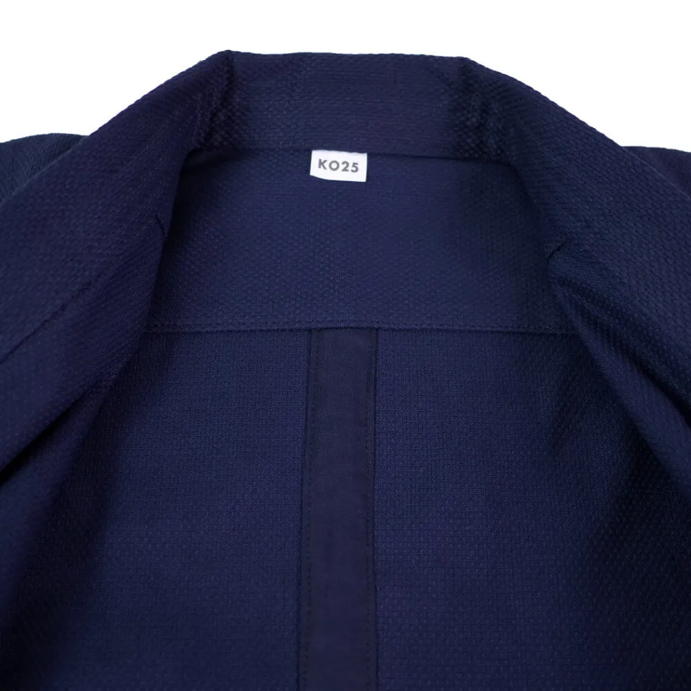 'Sashiko 25' Single Layer Navy Cotton Kendogi - Jacket