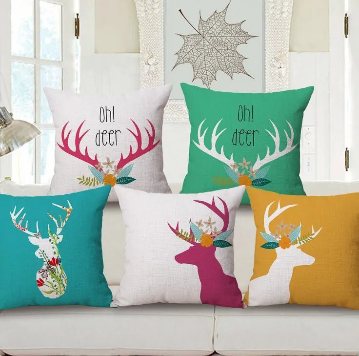 Tropical Deer Pillow Case