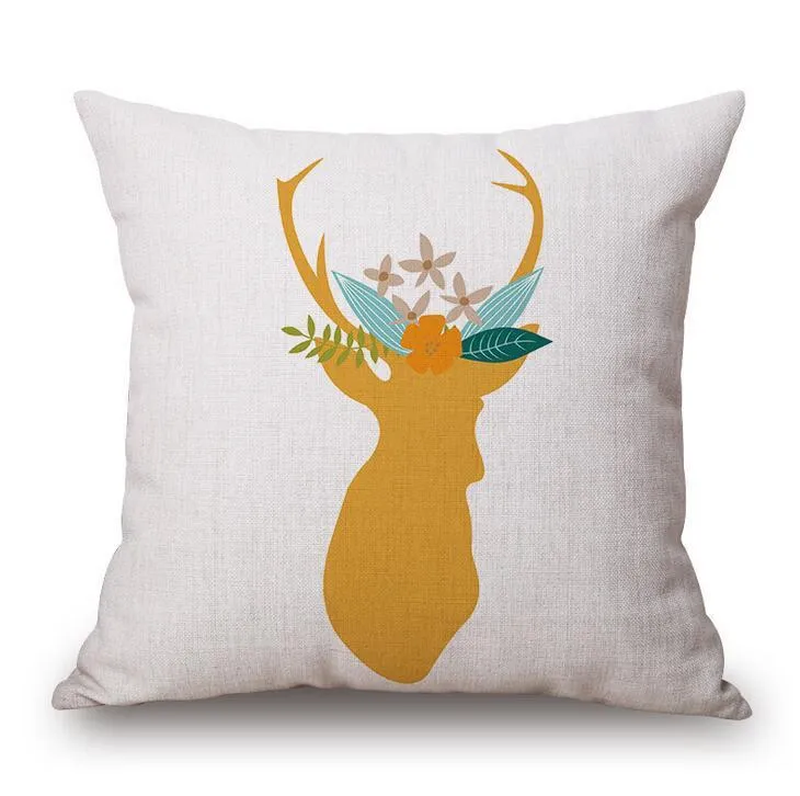 Tropical Deer Pillow Case